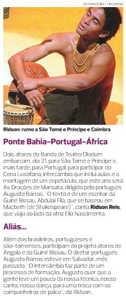 Bando de Teatro Olodum_África e Portugal