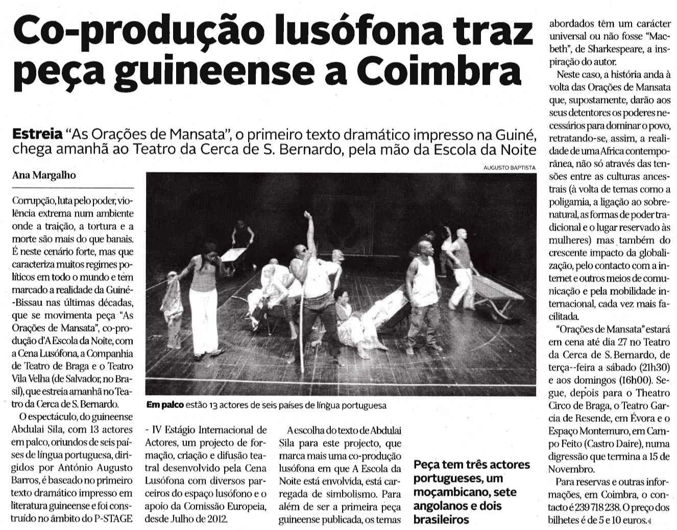 Diário de Coimbra, 16/10/2013