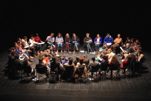 Clube de Leitura Teatral - Coimbra - sessão de Fevereiro/2016 (foto: Cláudia Morais)