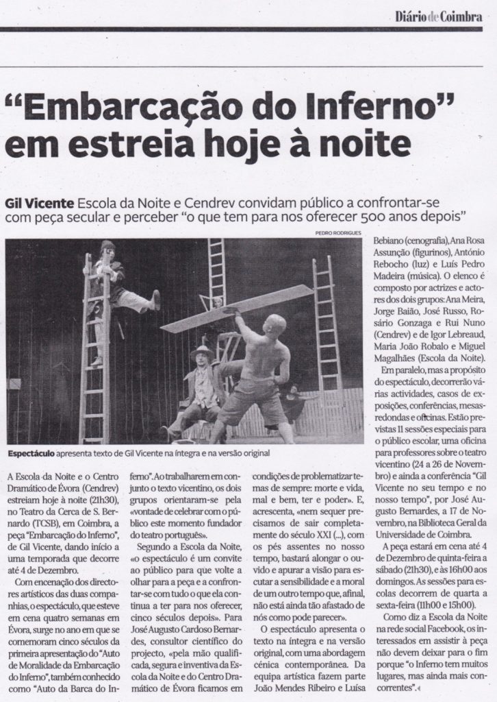 Diário de Coimbra, 10/11/2016