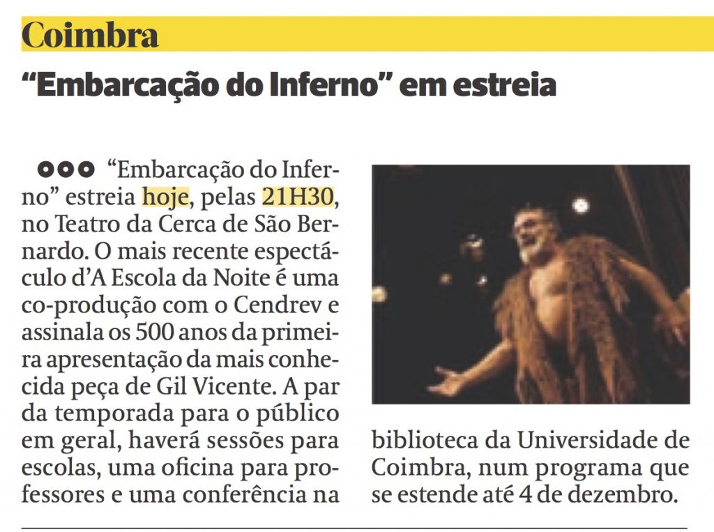 Diário As Beiras, 10/11/2016